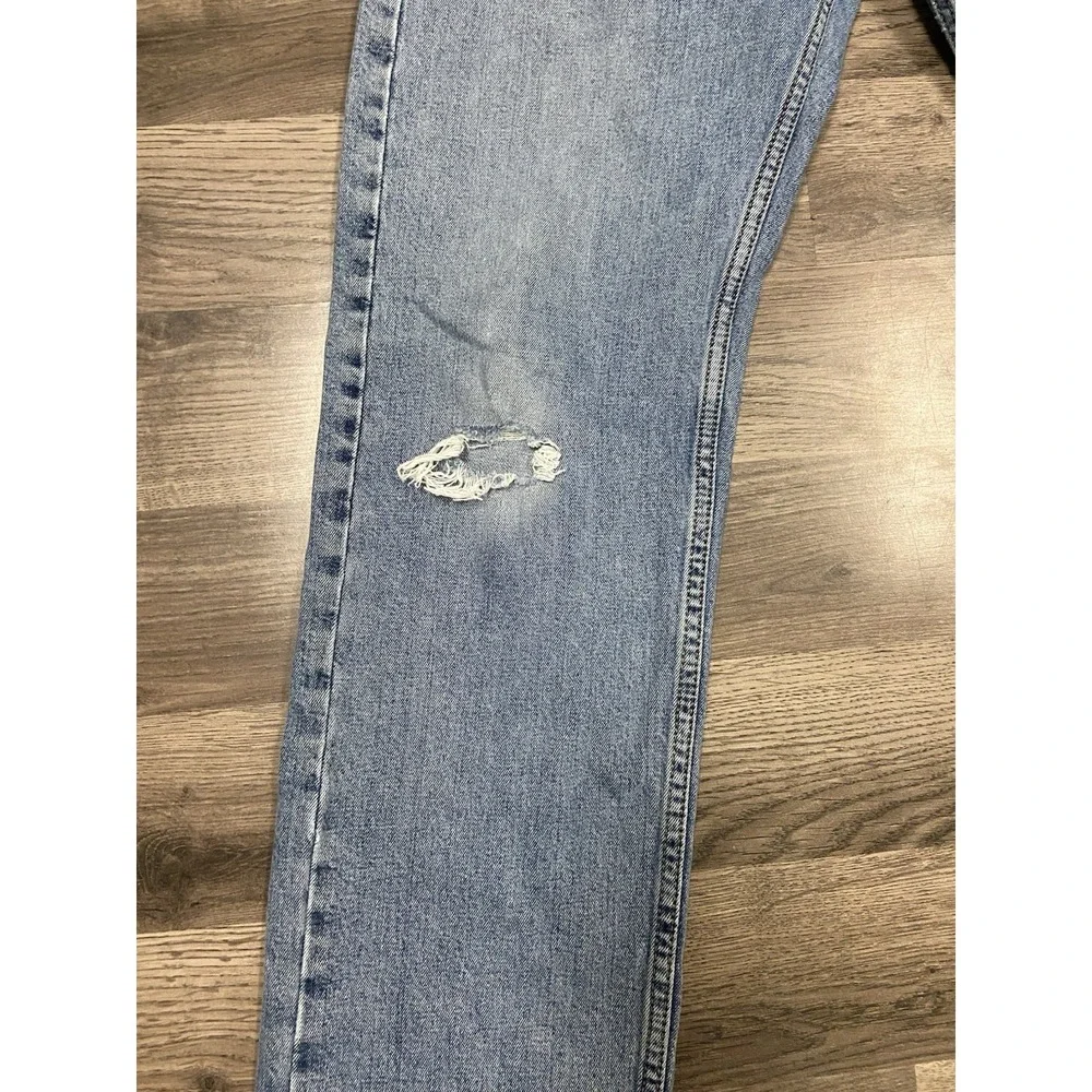 Levi's 505 Jeans Size 34 x 32 Blue‎ Light Wash  Denim Straight Fit